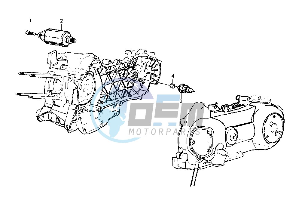 Starting motor