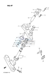 VS750GL (E1) INTRUDER drawing STEERING STEM (MODEL F G)