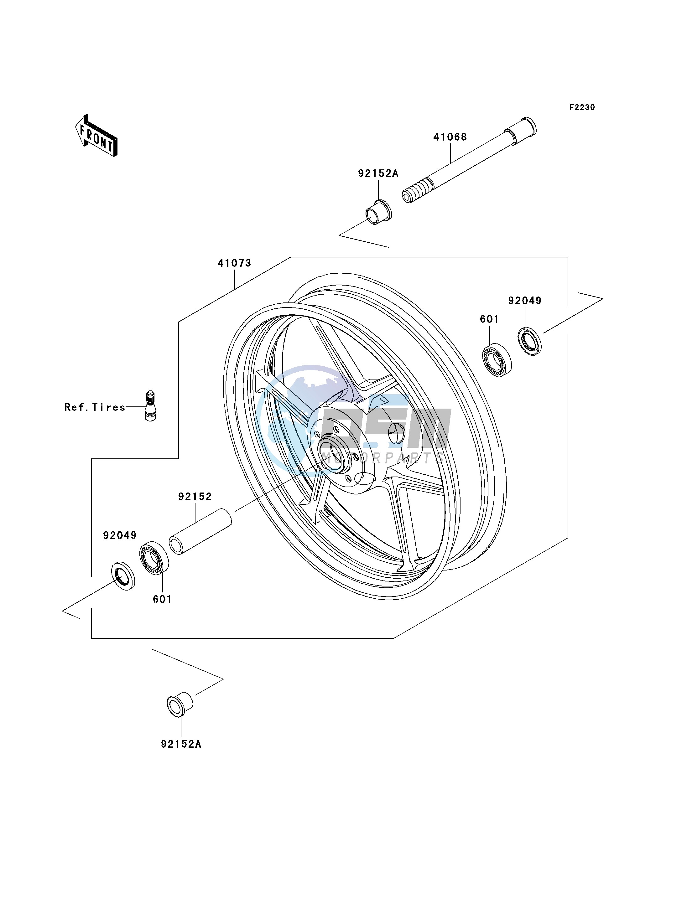 FRONT WHEEL