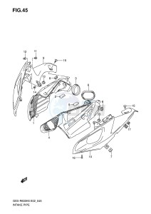 GSX-R600 (E2) drawing INTAKE PIPE