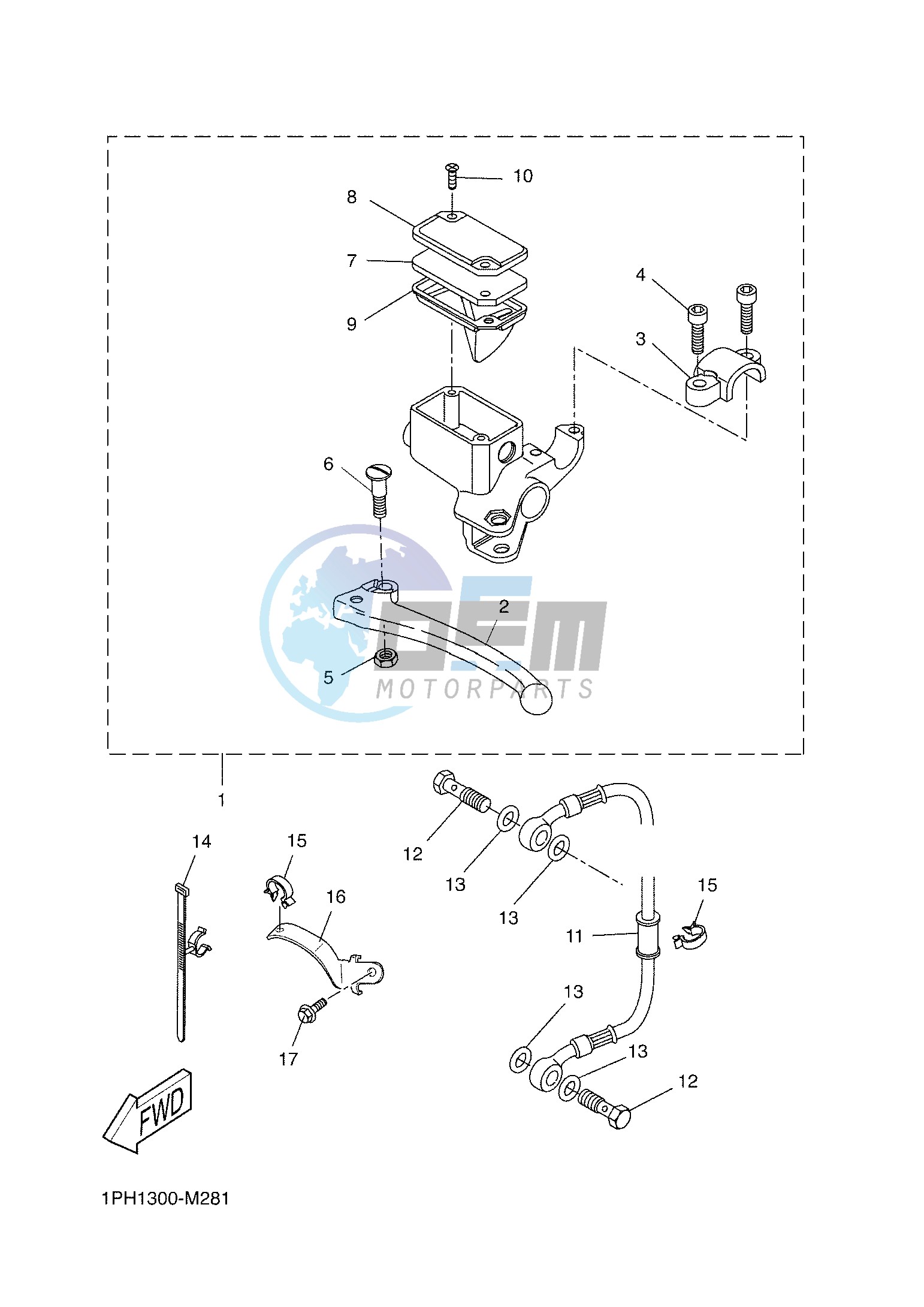 REAR MASTER CYLINDER