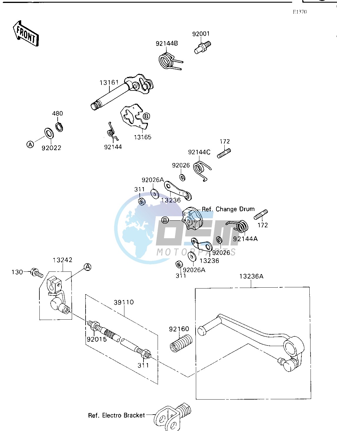 GEAR CHANGE MECHANISM