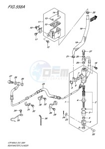 VZR1800BZ BOULEVARD EU drawing REAR MASTER CYLINDER