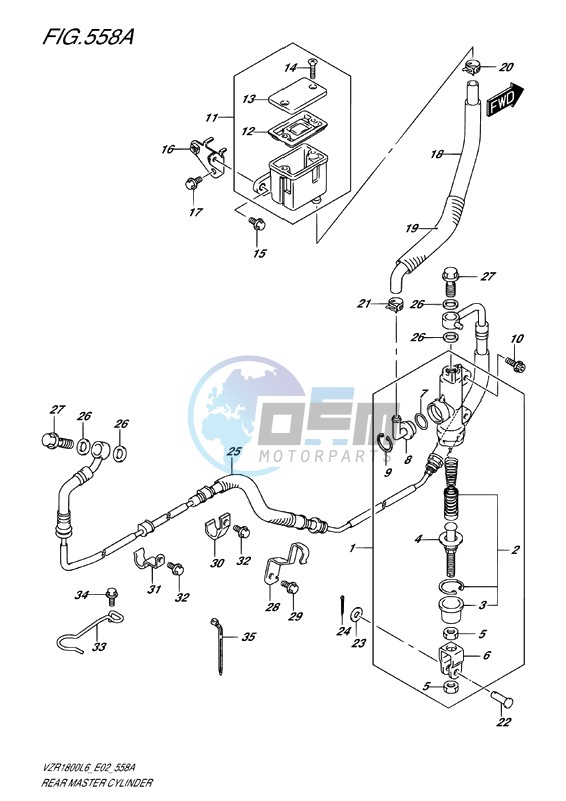 REAR MASTER CYLINDER