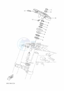 YZF125-A YZF-R125 (BGV3) drawing STEERING