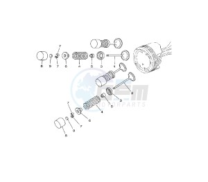 YP MAJESTY ABS 400 drawing VALVE