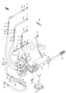 DT 140 drawing Oil Pump (1986 to 1994)