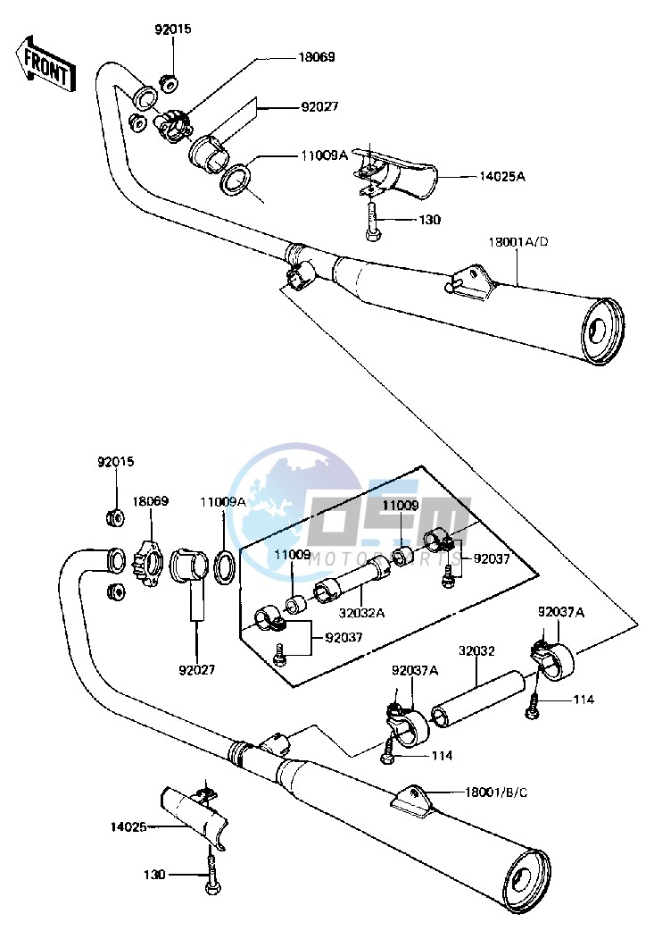 MUFFLERS -- 81-83 D2_D3_D4_D5- -