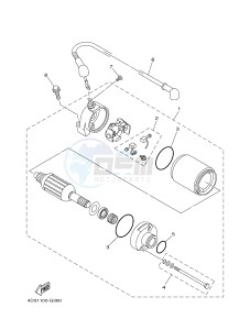 YFM250R YFM25RB RAPTOR 250 (1BTG 1BTH 1BTJ) drawing STARTING MOTOR