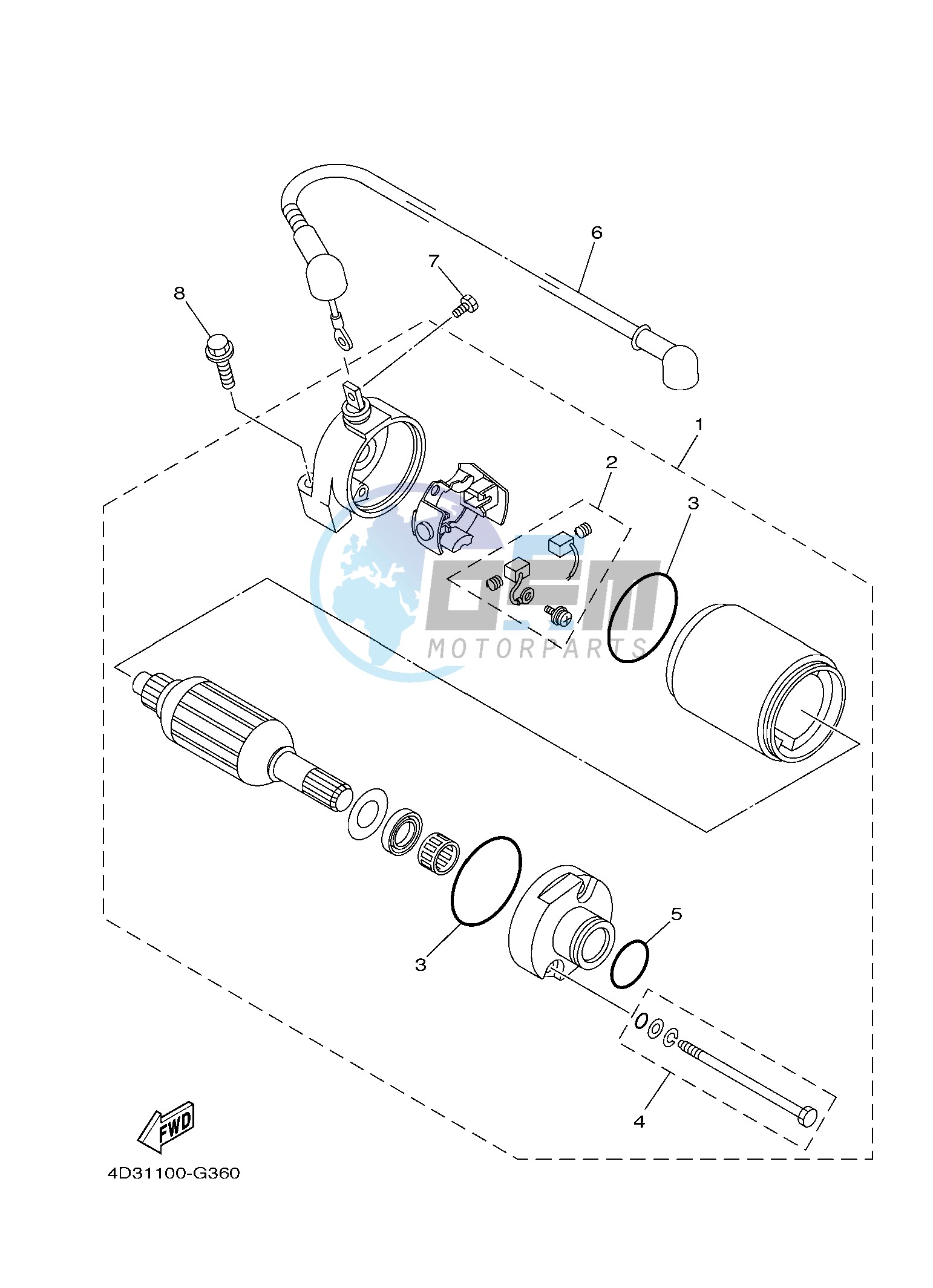 STARTING MOTOR