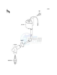 KX85 / KX85 II KX85-B5 EU drawing Ignition System