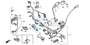 PK50M drawing WIRE HARNESS/ IGNITION COIL