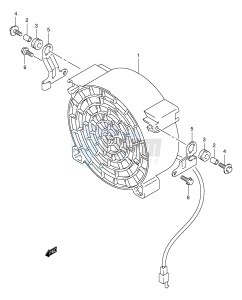 LT-F400 (P3-P28) drawing COOLING FAN