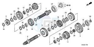 ST1300A9 ED / ABS MME drawing TRANSMISSION