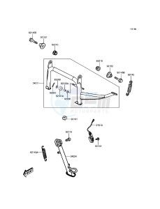 J125 ABS SC125CHFA XX (EU ME A(FRICA) drawing Stand(s)