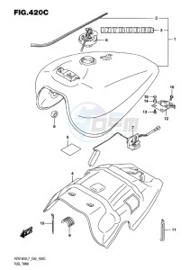 VZR1800BZ BOULEVARD EU drawing FUEL TANK