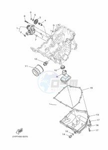 YZF320-A YZF-R3 (B7P3) drawing OIL PUMP