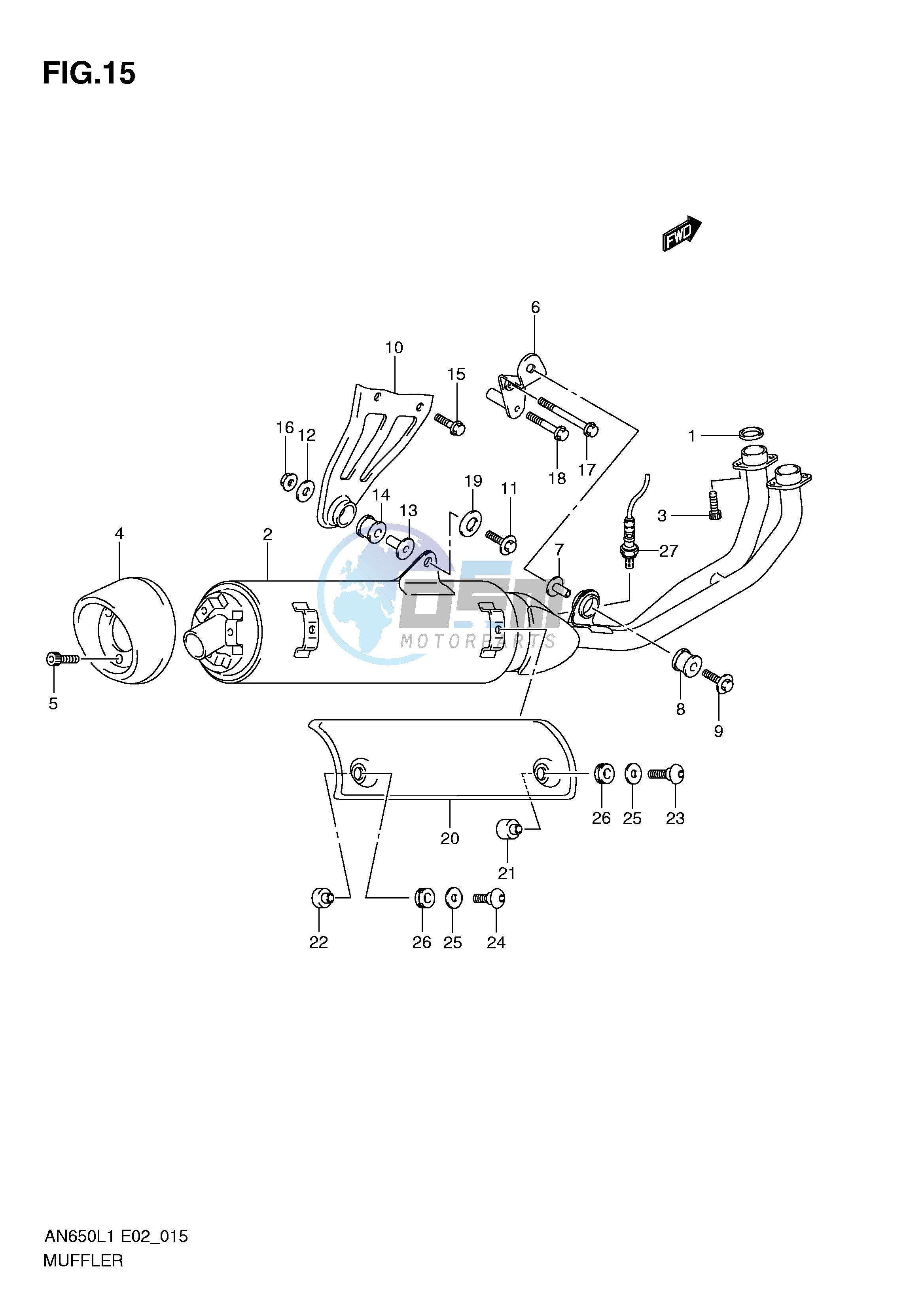 MUFFLER (AN650AL1 E2)