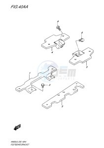 AN650Z ABS BURGMAN EXECUTIVE EU-UK drawing FOOTBOARD BRACKET