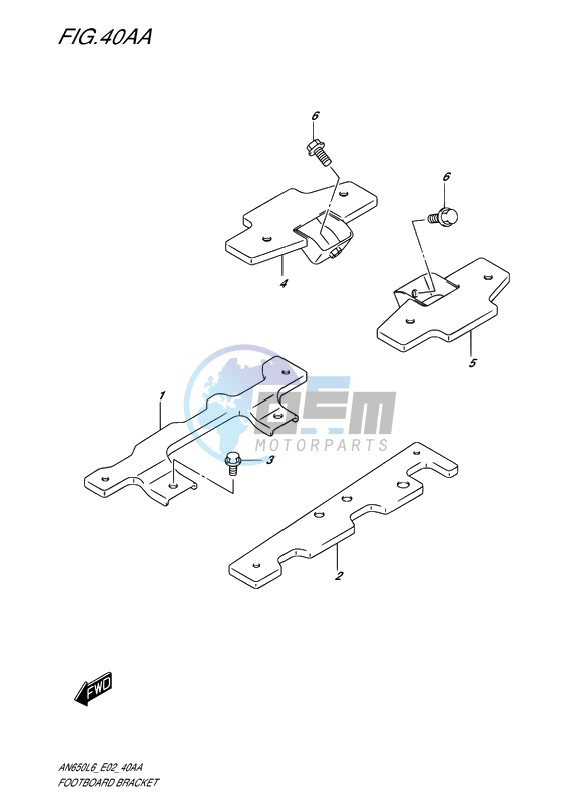 FOOTBOARD BRACKET