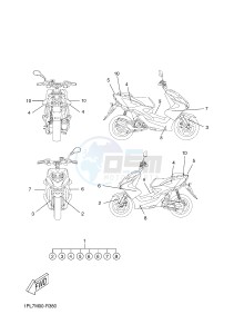 NS50N NITRO NAKED (1PL7 1PL7) drawing GRAPHIC & EMBLEM