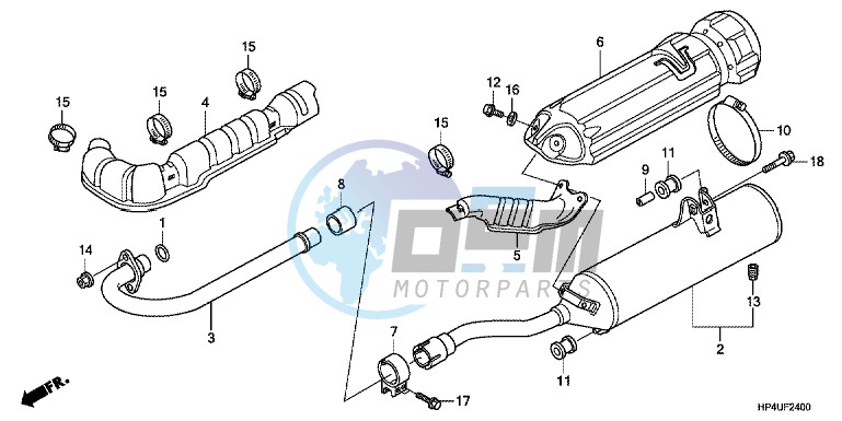 EXHAUST MUFFLER