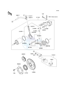 KVF650 D [BRUTE FORCE 650 4X4] (D1) D1 drawing STARTER MOTOR