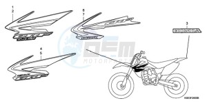 CRF150RB9 Europe Direct - (ED / T19) drawing MARK (DE,ED,U)