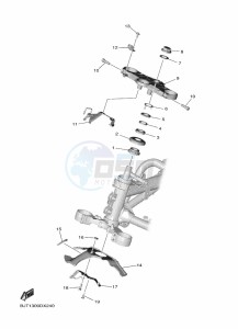 YZF690 YZF-R7 (BEB4) drawing STEERING