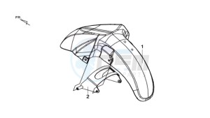 MAXSYM 600 I ABS drawing FRONT FORK / REAR SUSPENSION