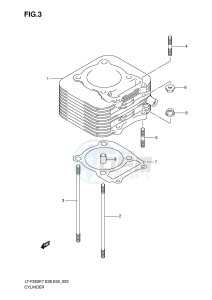 LT-F250 (E28-E33) drawing CYLINDER