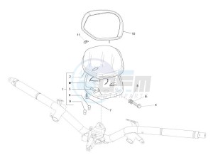 Liberty 200 4t Sport e3 drawing Meter combination - Cruscotto