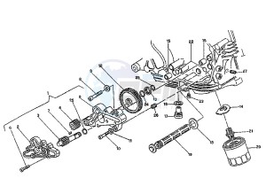 ELEFANT 750 drawing FILTERS-OIL PUMP