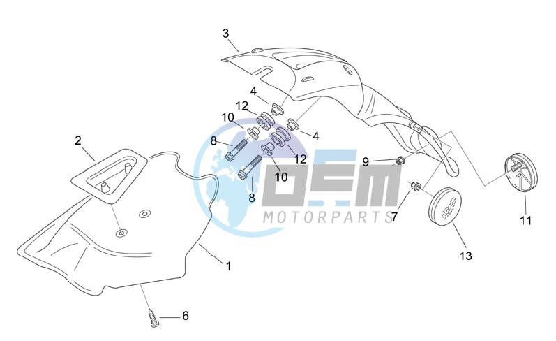 Rear body III - Mudguard