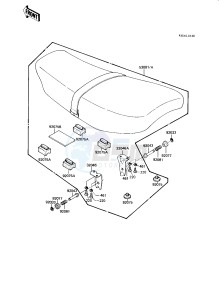 KE 175 D [KE175] (D4-D5) [KE175] drawing SEAT -- 82-83 KE175-D4_D5- -