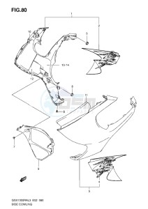 GSX1300R drawing SIDE COWLING L3