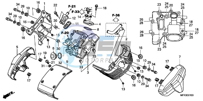 FRONT CYLINDER HEAD COVER