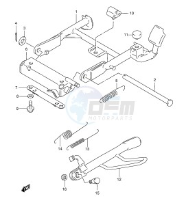 AN125 (E2) Burgman drawing STAND (MODEL Y)