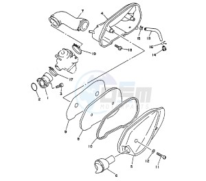 XC FLY ONE 150 drawing INTAKE