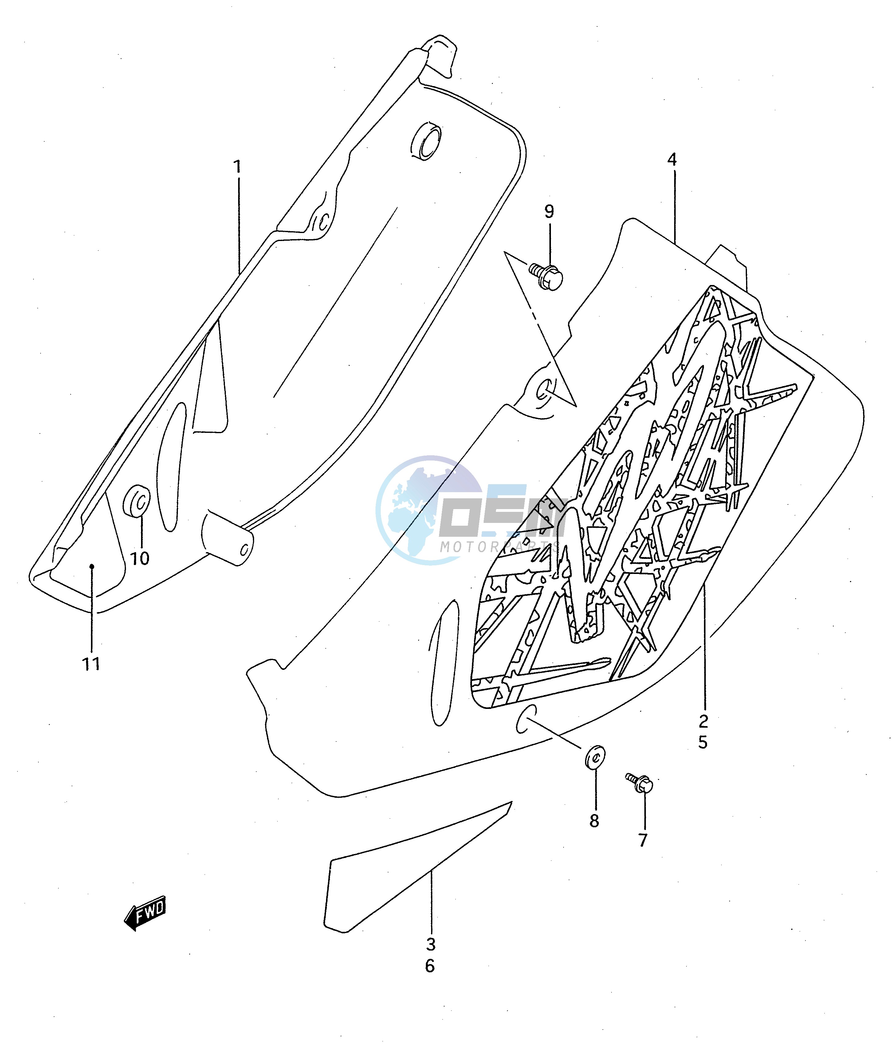 FRAME COVER (MODEL P R S)