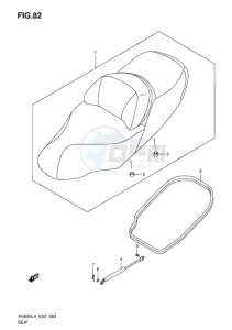 AN650Z ABS BURGMAN EXECUTIVE EU drawing SEAT