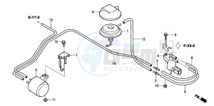 VTR1000SP VTR1000SP-2 drawing SOLENOID VALVE (VTR1000SP 2/3/4/5/6)