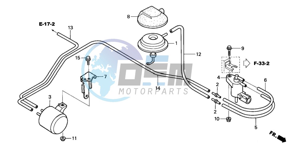 SOLENOID VALVE (VTR1000SP 2/3/4/5/6)