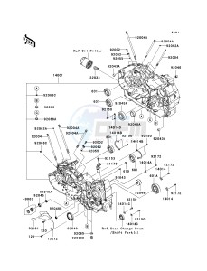 VN 1700 B [VULCAN 1700 VOYAGER ABS] (9FA) B9F drawing CRANKCASE