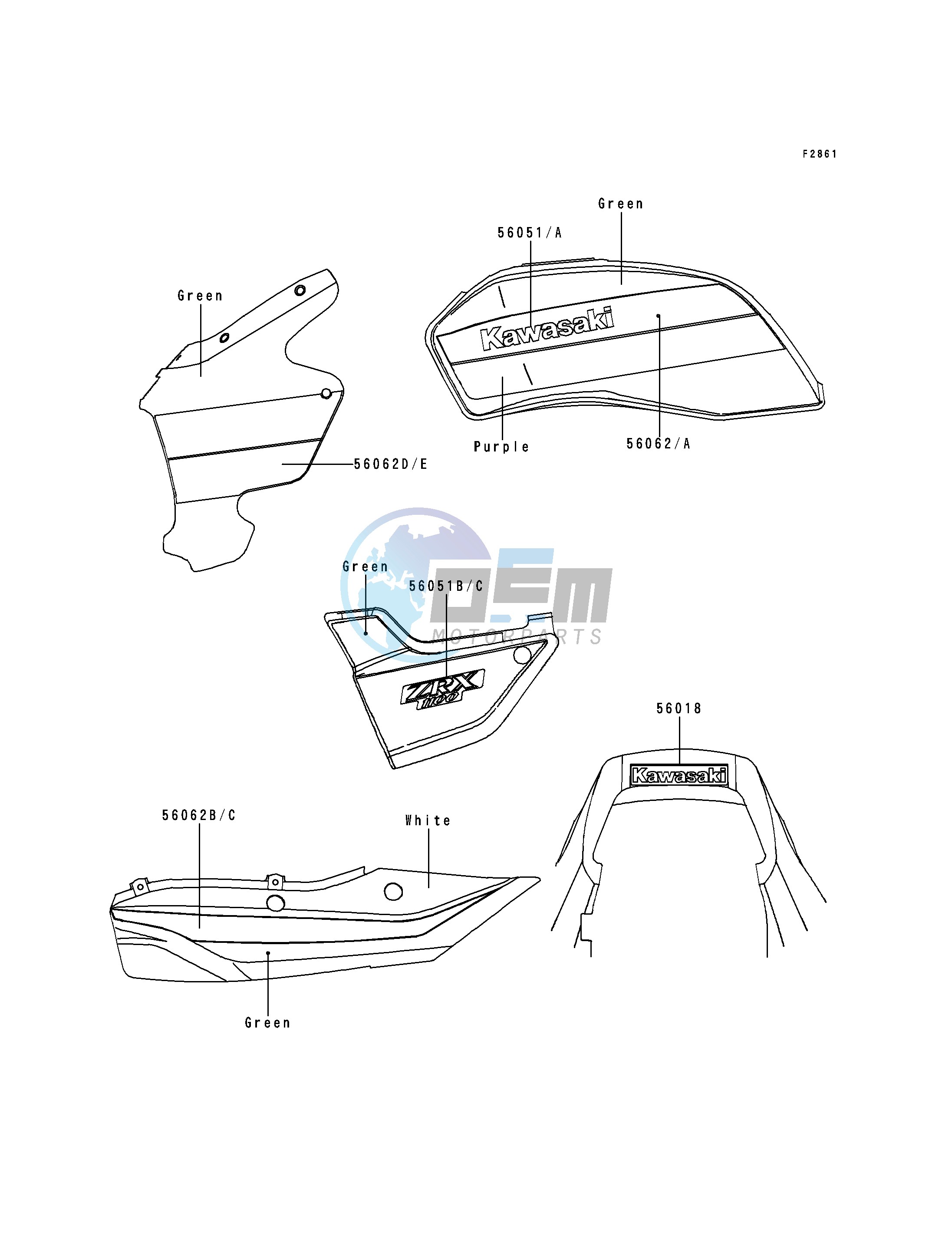 DECALS-- ZR1100-C3- -