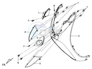 MIO 50 L5-L6 drawing FRONT COVER /  INDICATORS