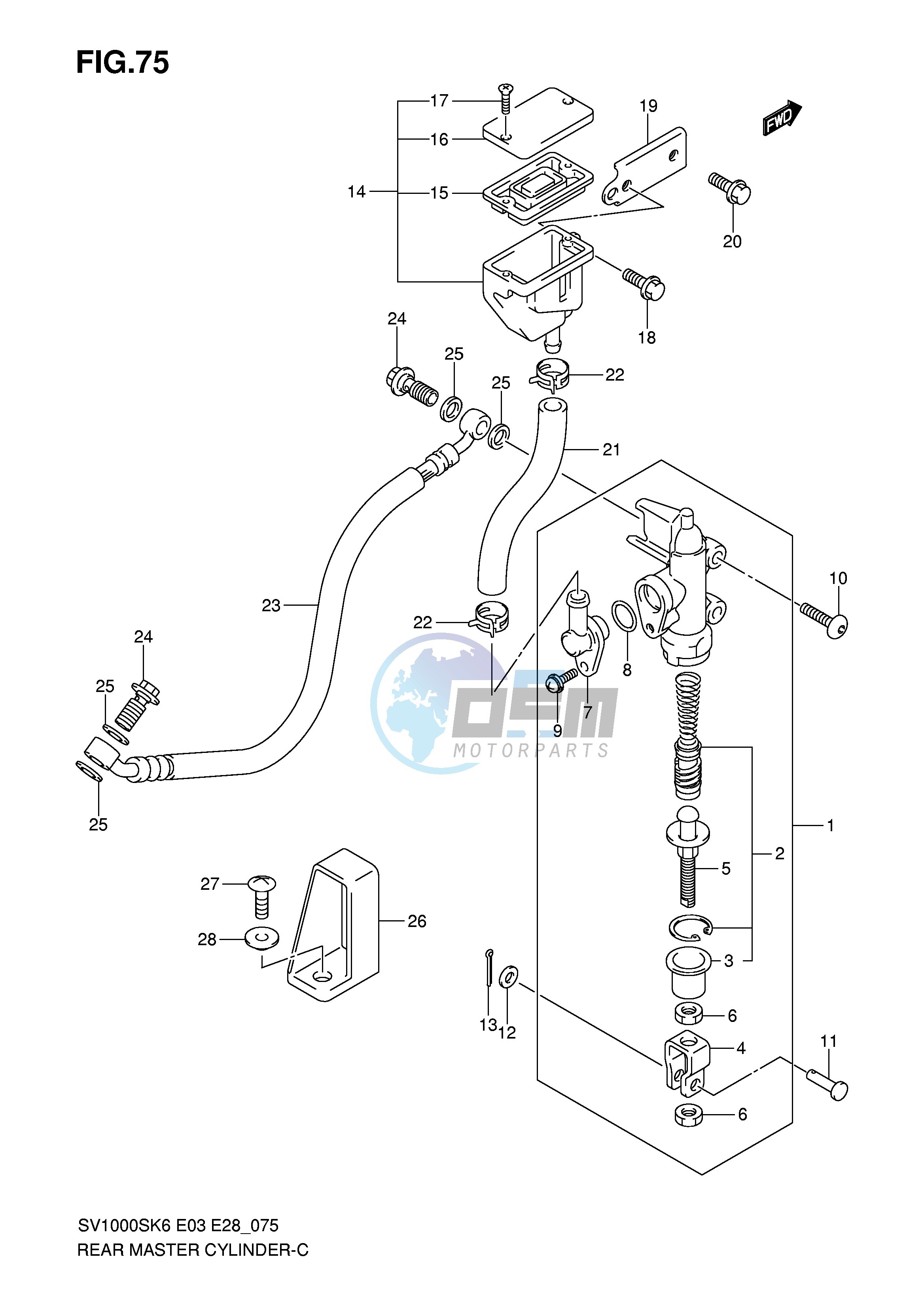 REAR MASTER CYLINDER