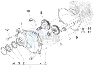 Runner 125 VX 4t e3 serie Speciale drawing Reduction unit