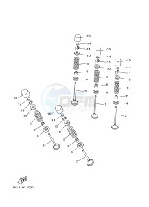 YZ250F (17DH 17DJ 17DK 17DL) drawing VALVE