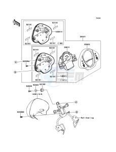 ER-6n ABS ER650B7F GB XX (EU ME A(FRICA) drawing Meter(s)